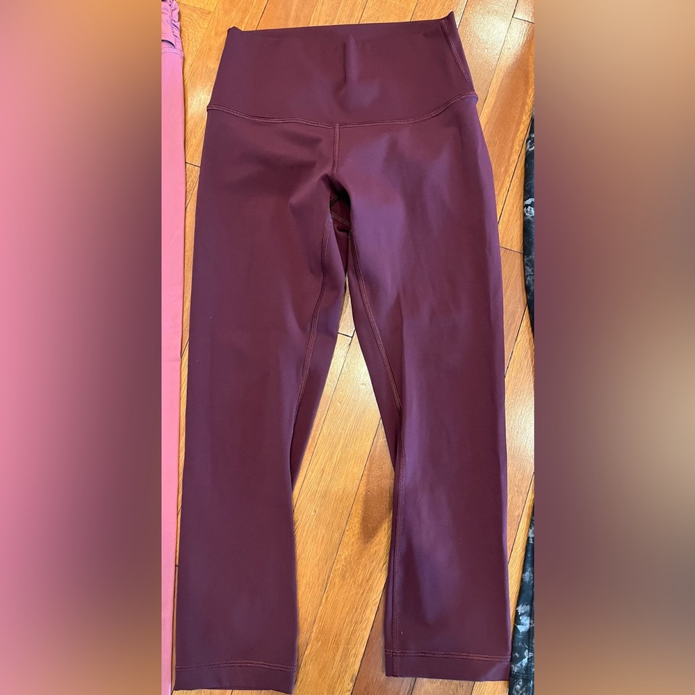 Lululemon wunder train crop legging